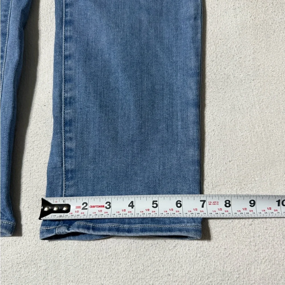 Paige Brigitte Jeans Women's 30x28 Blue Denim Straight Leg Medium‎ Wash Stretch